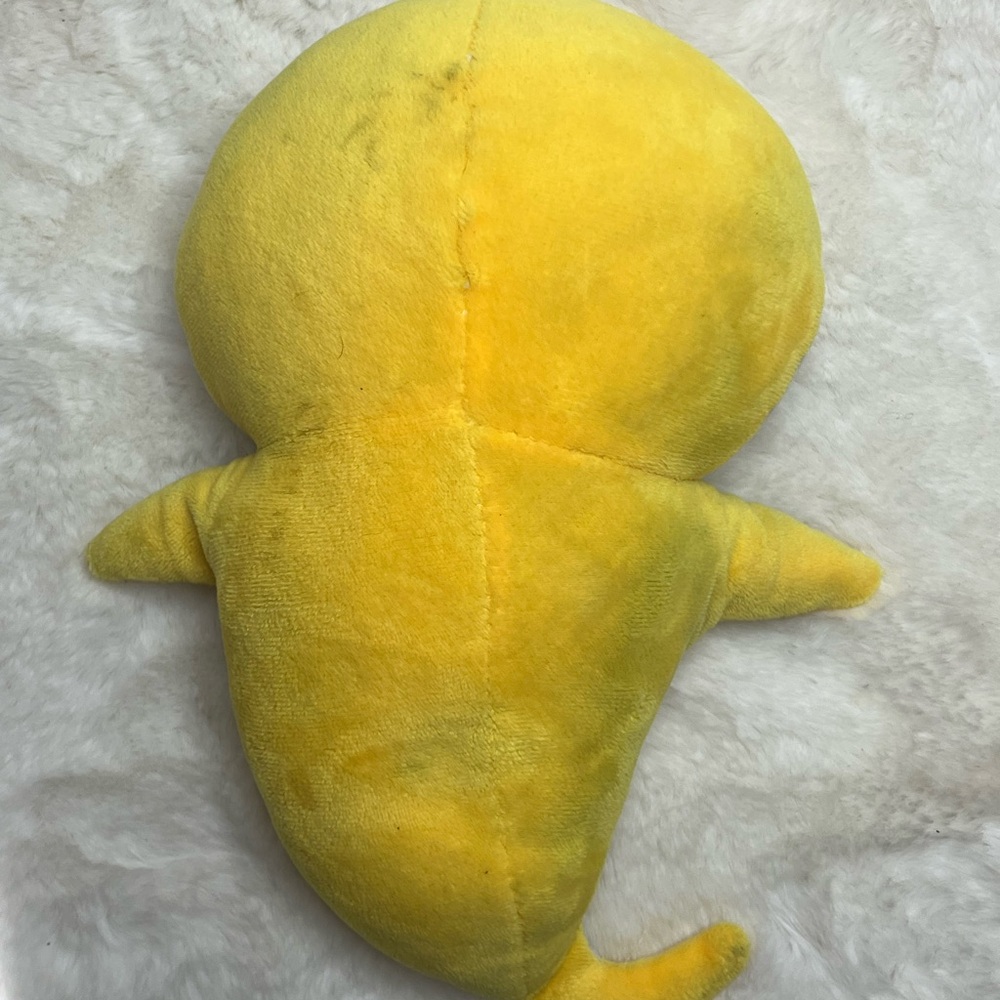 Yellow and White Plush Baby Shark Toy Plush - Picture 2 of 3